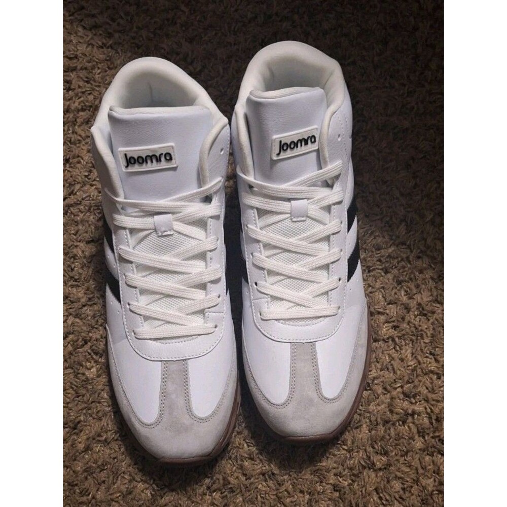 SZ13 (47) Joomra Men Stylish High Top Shoes Retro-Inspired Comfort Ankle Support